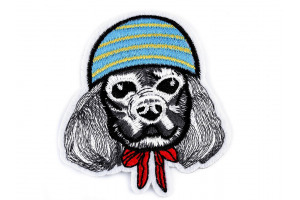 Nažehlovačka - Pes s modrou čiapkou