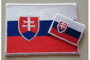 Nažehľovačka - Slovenská vlajka a znak - Vlajka veľká