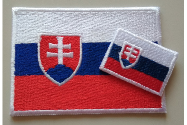Nažehlovačka - Slovenská vlajka a znak / Nažehľovačka - Slovenská vlajka a znak - Vlajka veľká
