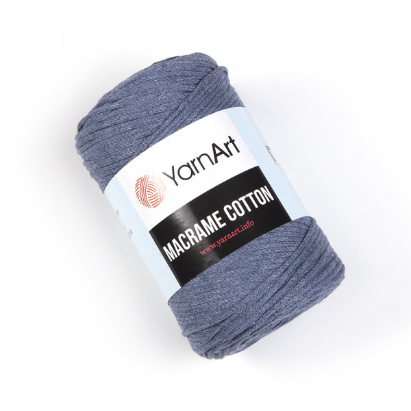 Macrame Cotton 761 - modrošedá