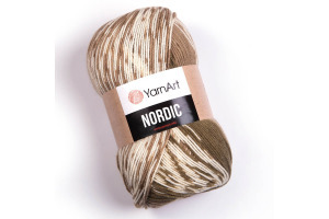 Nordic 661 - hnedá-biela