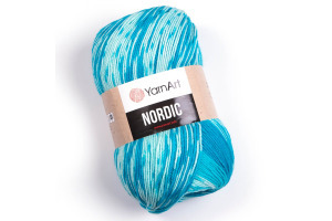 Nordic 663 - azúrová modrá-biela