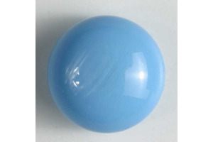 Gombík plastový - Ø 13mm - Guľôčka modrá