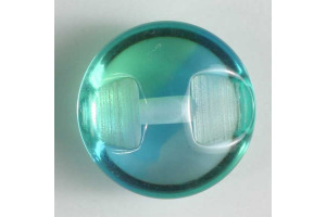 Gombík plastový - Zelenomodrá gulička Ø10 mm